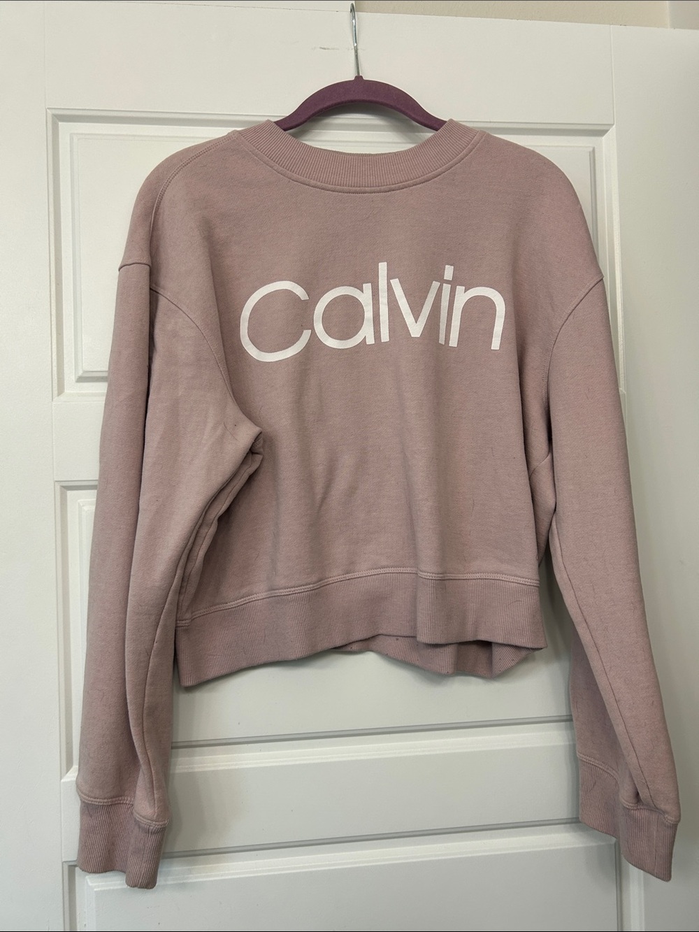 Calvin Klein Blush Pink Logo Sweatshirt